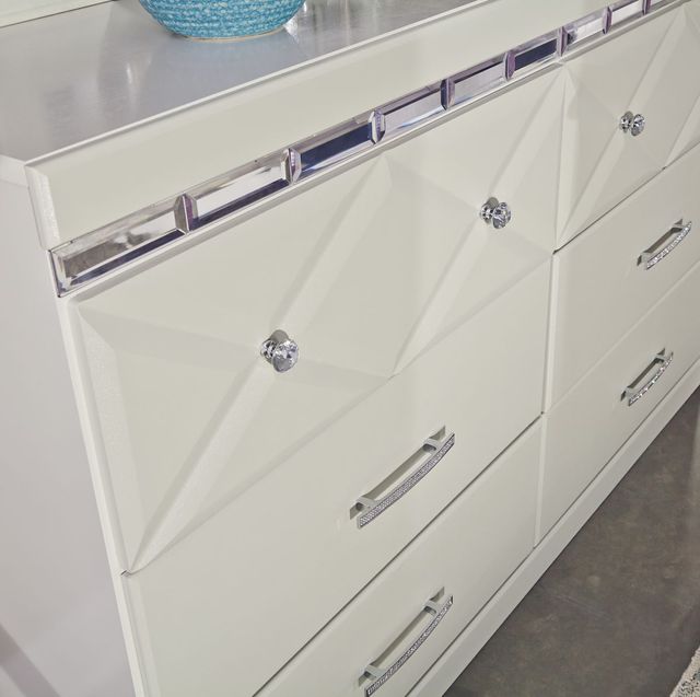 Signature Design by Ashley® Dreamur Champagne Dresser and Mirror-2