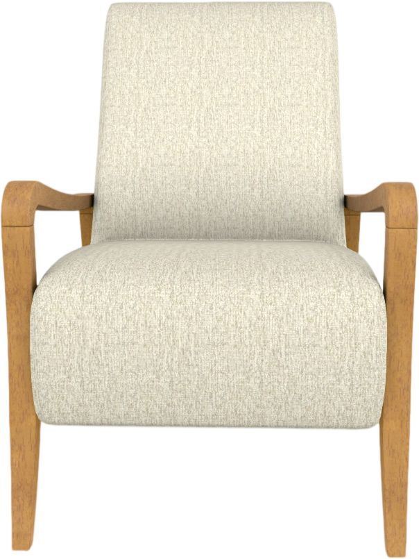 Best® Home Furnishings Customizable Field & Stream Home Rybe Accent Chair with Honey Birch/Stone Legs-1