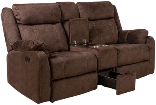 Global Furniture USA U7303 Domino Coffee Manual Reclining Loveseat-0
