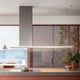 Falmec Lumen Island 175 68" Scotch Brite Stainless Steel Island Range Hood-1