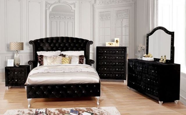 Furniture of America® Alzir Black Chest-1