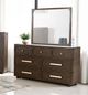 Furniture of America® Vellara Dark Walnut Dresser -2
