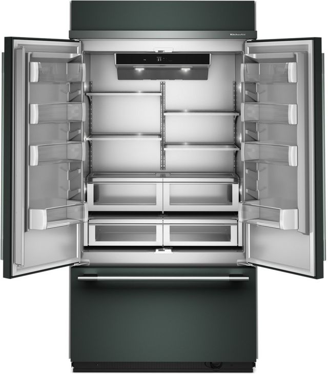 KitchenAid® 42" 24.2 Cu. Ft. Juniper Built-In French Door Refrigerator -1