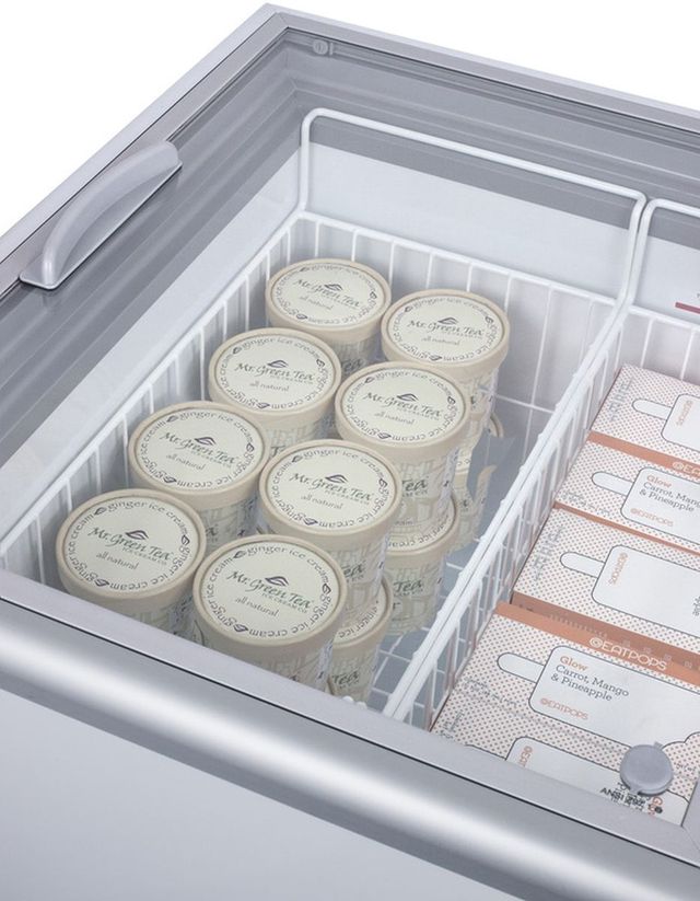 Summit® Commercial® 53" 14.1 Cu. Ft. White Chest Freezer-3