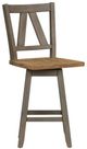Liberty Furniture Lindsey Farm 5-Piece Gray/Sandstone Gathering Dining Table Set-3