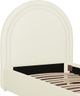 TOV Furniture Gumdrop Cream Twin Velvet Bed-3