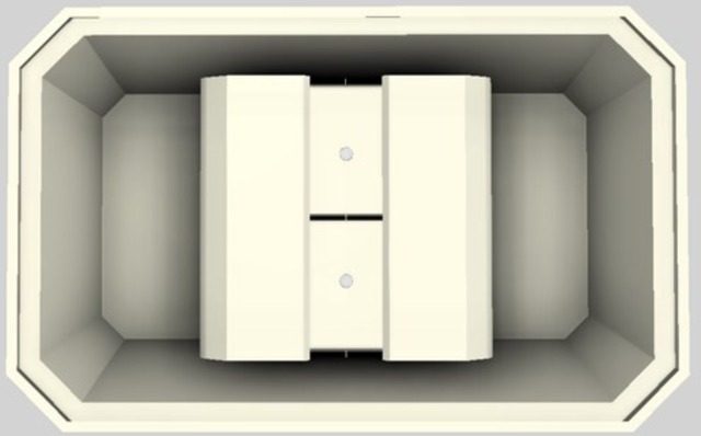 Vent-A-Hood® Designer Series 48" Biscuit Island Range Hood-2