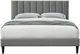 Bernards Millie Gray Twin Panel Bed with USB Port-3