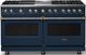 Viking® 5 Series 60" Slate Blue Pro Style Dual Fuel (LP) Range with Brushed Brass Trim-0