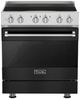 Viking® 3 Series 30" Cast Black Pro Style Induction Range-0