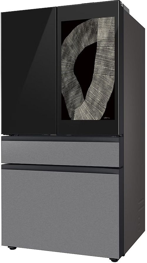 Samsung 36" 28.6 Cu. Ft. Charcoal Glass and Stainless Steel French Door Refrigerator with AI Vision Inside™-4