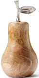 Giftcraft Light Brown/Silver Pear Décor-0