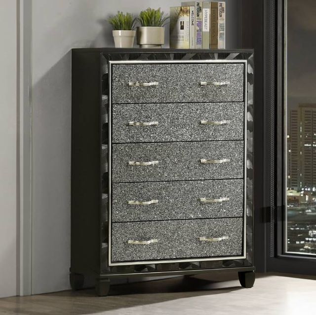 New Classic® Home Furnishings Radiance Black Pearl Chest-1