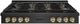 ZLINE Autograph Edition Paramount 48" Black Satin Stainless Steel and Polished Gold Accents Gas Rangetop with 8 Burner DuoPro™ Cooktop -0