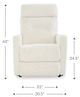 La-Z-Boy® Lennon Linen Power Wall Recliner with Headrest and Lumbar-5