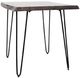 Jofran Inc. Nature's Edge Slate End Table with Black Base-0