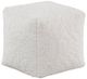 Homelegance® Easley Off-White Square Pouf-0