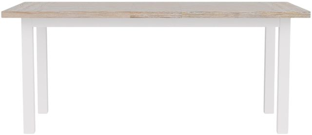 Riverside Furniture Rosalie Hemlock Top Dining Table with White Caps Base-3