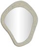 TOV Furniture Orpheus Antique White Ribbed Wall Mirror-0