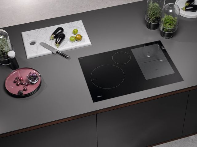 Miele 30" Black Induction Cooktop with PowerFlex-2