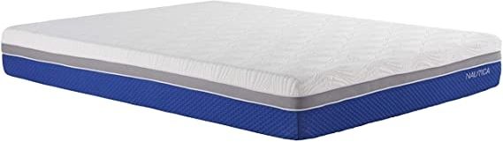 Boyd Sleep Nautica Home Calm 10" Gel Memory Foam Medium Firm Tight Top California King Mattress-0