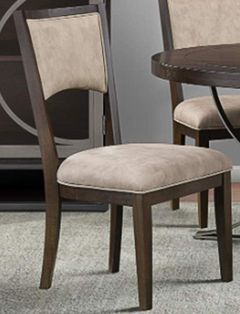 Legends Home Bentley 2-Piece Brown Side Chair Set