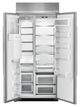 KitchenAid® 20.8 Cu. Ft. Stainless Steel with PrintShield™ Finish Built In Side-By-Side Refrigerator-1