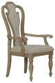 Liberty Furniture Magnolia Manor Ivory/Weathered Bisque Upholstered Splat Back Arm Chair-0
