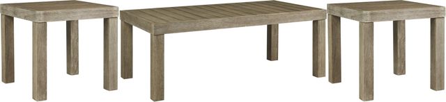Signature Design by Ashley® Silo Point 3-Piece Brown Outdoor Table Set-0