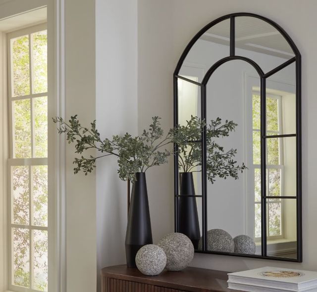 Signature Design by Ashley® Evengton Black Accent Mirror-3