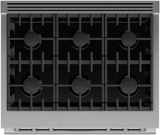 Fisher & Paykel Series 9 36" Stainless Steel Pro Style Dual Fuel Range-2