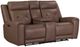 Liberty Furniture Beckham Aline Saddle Leather Power Reclining Loveseat with Console-0