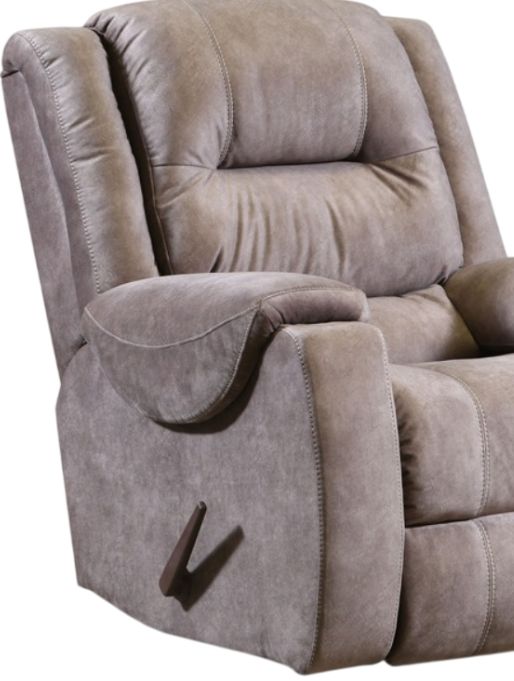 American Wholesale Furniture Bradford Mushroom Manaul Recliner-1