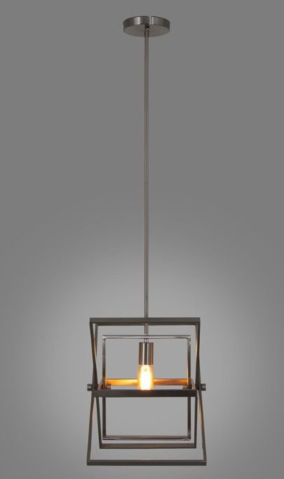 YHD Brushed Nickel Pendant-1