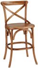 Forty West Bennett Medium Brown X-Back Counter Stool-0