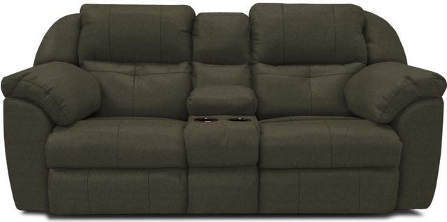 England Furniture Customizable EZ Motion Double Reclining Loveseat with Console-3