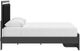 Signature Design by Ashley® Birmonton Black Queen Upholstered Storage Panel Bed-4