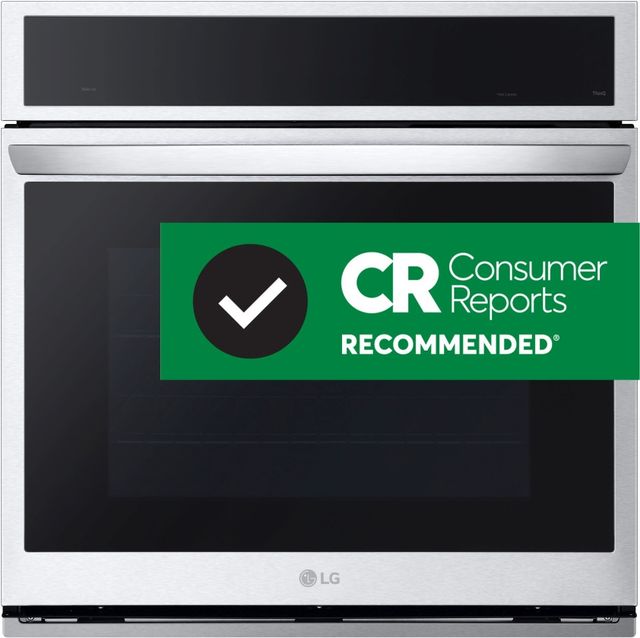Clearance LG 30” PrintProof® Stainless Steel Built In Single Electric Wall Oven-1