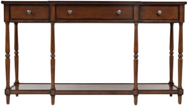 Jofran Inc. Stately Home Antique Mahogany Console Table-1