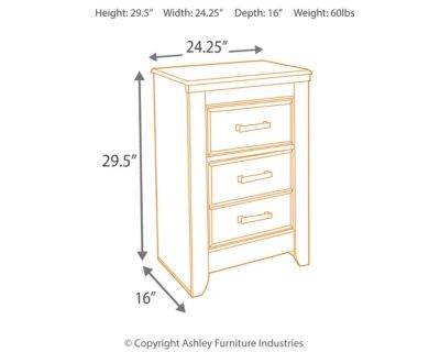 Signature Design by Ashley® Juararo Dark Brown Nightstand-3