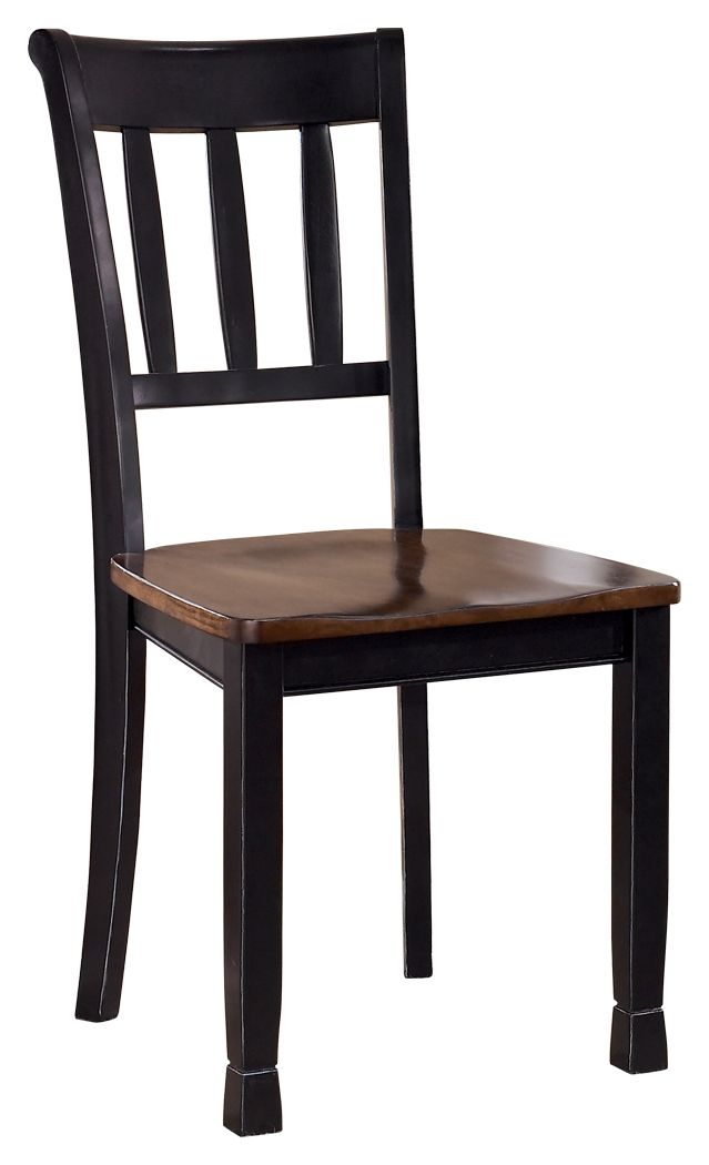 Signature Design by Ashley® Owingsville 5-Piece Black/Brown Rectangular Dining Room Set-2