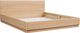 Moe's Home Collection Round Off Light Brown Queen Bed-0
