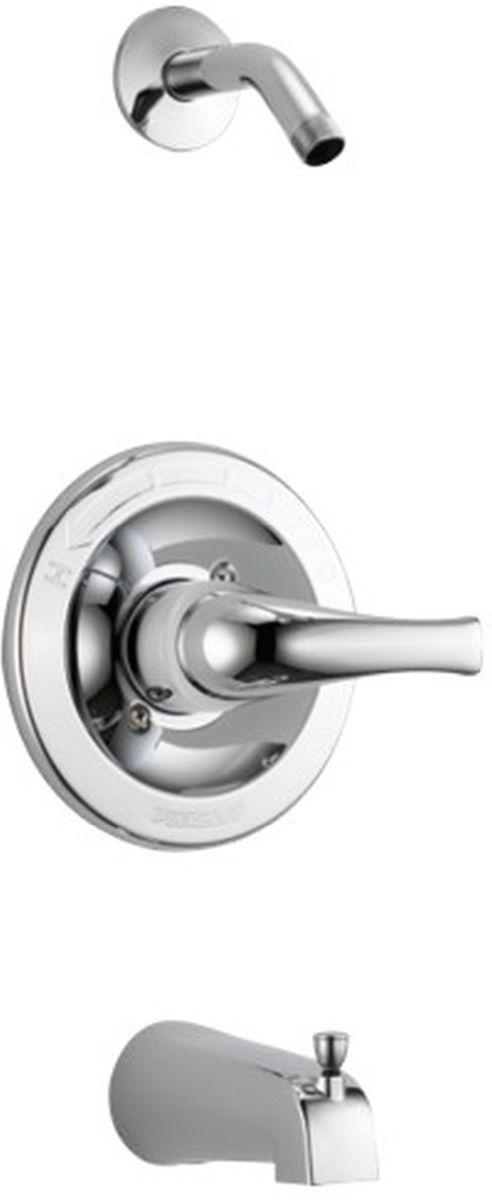 Peerless Core Chrome Tub and Shower Trim-Less Head-0