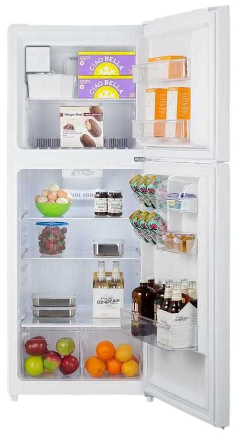 Summit® 10.1 Cu. Ft. White Counter Depth Top Freezer Refrigerator-3