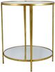 Zeugma Imports® Gold Side Table-1