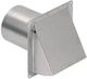 Zephyr 8" Galvanized Round Exhaust Cap with Damper-0