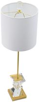 A & B Home Clear/Gold Buffet Lamp-1