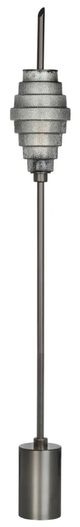 Crestview Collection Pinnacle Silver Floor Lamp-0