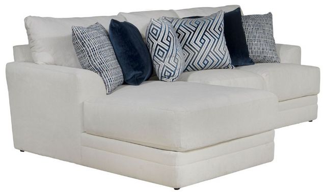 Jackson Furniture Polaris 2-Piece Off-White Left-Arm Facing Loveseat Sectional and Chaise