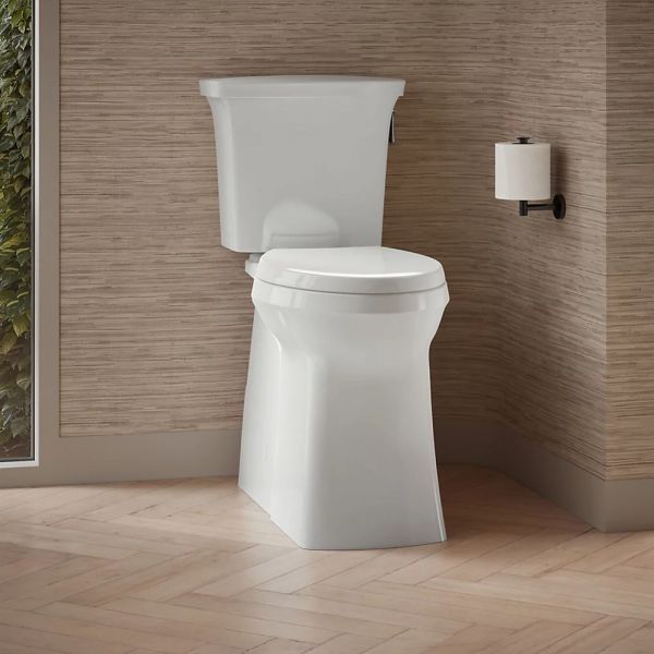 KOHLER® Corbelle® White Tall 2-Piece Right-Hand Trip Elongated Toilet with Skirted Trapway, 1.28 Gpf-2